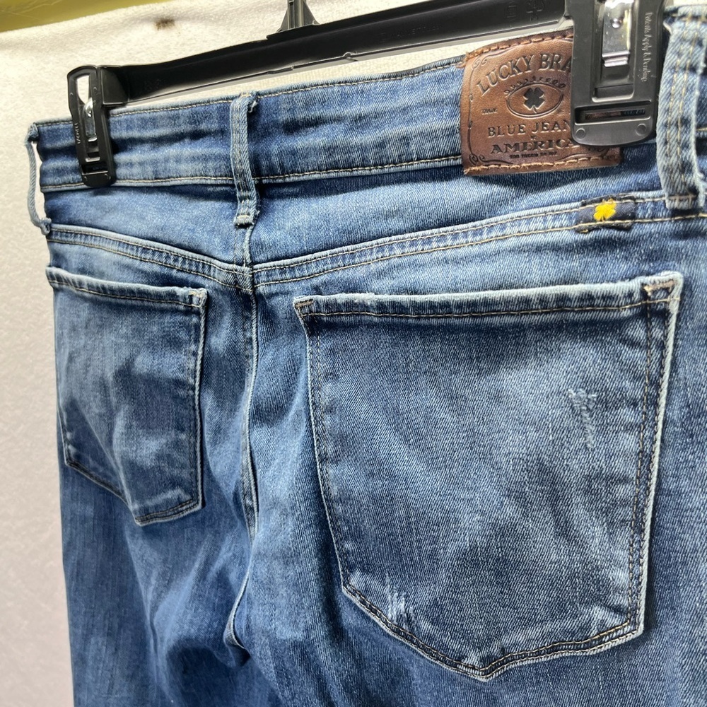 Lucky Brand Ava Skinny Jeans Womens 2/26 Blue‎ Denim Stretch Cute Comfy 2544 - Picture 10 of 12